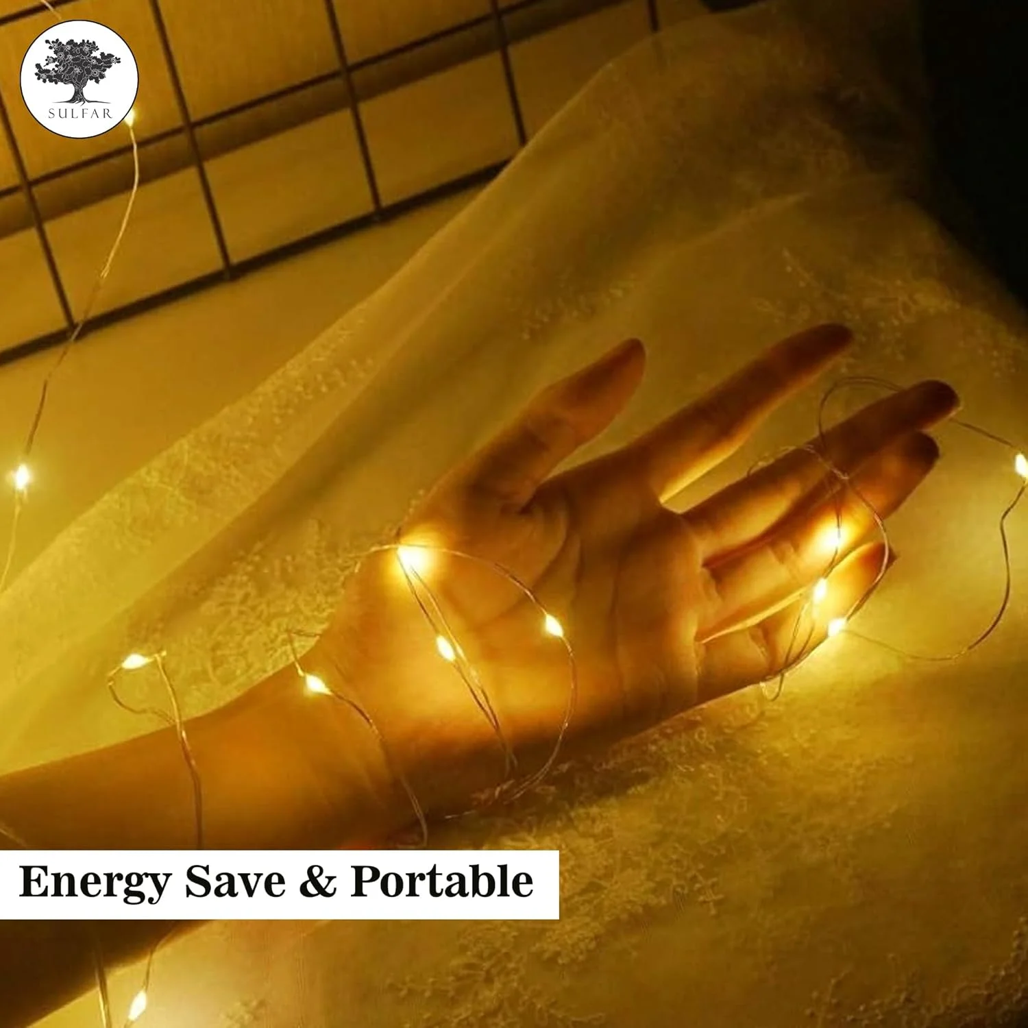 بسته 48 عددی چراغ های مفتولی LED کوچک Sulfar با باتری، 20 چراغ مفتولی مسی LED برای تزئین اتاق خواب، عروسی، کریسمس (سفید گرم) بسته 48 عددی چراغ های مفتولی LED کوچک Sulfar با باتری، 20 چراغ مفتولی مسی LED برای تزئین اتاق خواب، عروسی، کریسمس (سفید گرم)