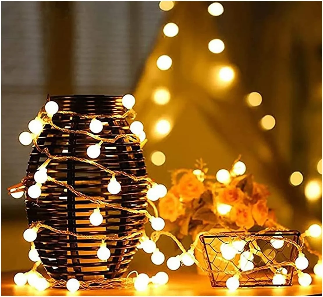 چراغ های ریسه ای رمضان Sulfar مناسب فضای باز | چراغ های پری باتری خور | دکوراسیون لامپ ستاره ای سپک تاکرا برای خانه، باغ، دکور جشنواره (سفید گرم) چراغ های ریسه ای رمضان Sulfar مناسب فضای باز | چراغ های پری باتری خور | دکوراسیون لامپ ستاره ای سپک تاکرا برای خانه، باغ، دکور جشنواره (سفید گرم)