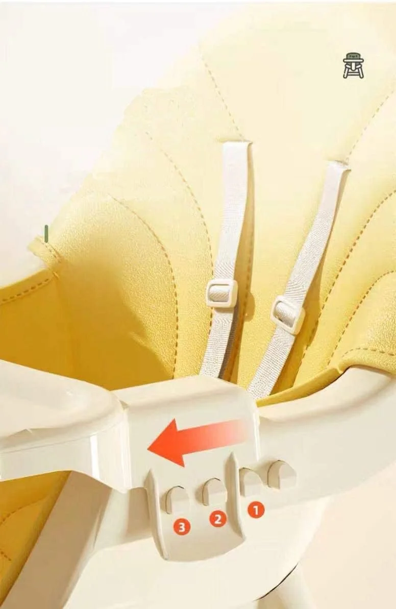 صندلی غذای کودک لیموس 3 در 1، صندلی بلند قابل حمل، صندلی تاشو با ارتفاع قابل تنظیم، صندلی غذای ایمن کودک با سینی غذا (سفید + زرد) صندلی غذای کودک لیموس 3 در 1، صندلی بلند قابل حمل، صندلی تاشو با ارتفاع قابل تنظیم، صندلی غذای ایمن کودک با سینی غذا (سفید + زرد)