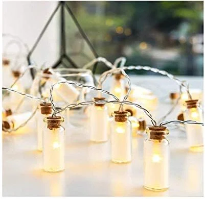 چراغ های ال ای دی رشته ای بطری آرزو، چراغ های شیشه ای ضد آب پری، با باتری و کنترل از راه دور با 8 حالت نورپردازی برای تزئینات کریسمس، جشنواره، عروسی، مهمانی، پاسیو، باغ و خانه، نور سفید گرم 1 عدد چراغ های ال ای دی رشته ای بطری آرزو، چراغ های شیشه ای ضد آب پری، با باتری و کنترل از راه دور با 8 حالت نورپردازی برای تزئینات کریسمس، جشنواره، عروسی، مهمانی، پاسیو، باغ و خانه، نور سفید گرم 1 عدد