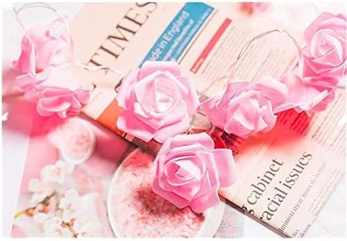 چراغ تزئینی ال ای دی با باتری، ریسه گل رز رمانتیک، مناسب فضای باز برای روز ولنتاین، عروسی، اتاق، باغ، کریسمس، پاسیو، دکوراسیون جشن، رنگارنگ چراغ تزئینی ال ای دی با باتری، ریسه گل رز رمانتیک، مناسب فضای باز برای روز ولنتاین، عروسی، اتاق، باغ، کریسمس، پاسیو، دکوراسیون جشن، رنگارنگ