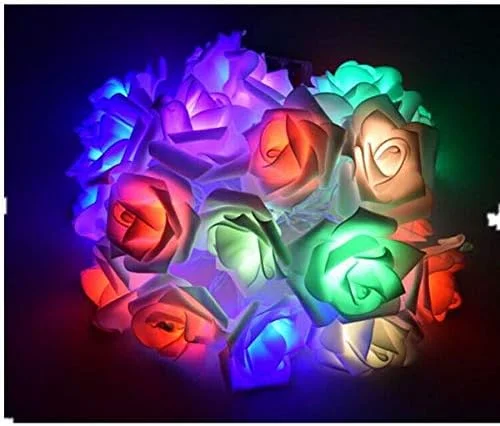 چراغ تزئینی ال ای دی با باتری، ریسه گل رز رمانتیک، مناسب فضای باز برای روز ولنتاین، عروسی، اتاق، باغ، کریسمس، پاسیو، دکوراسیون جشن، رنگارنگ چراغ تزئینی ال ای دی با باتری، ریسه گل رز رمانتیک، مناسب فضای باز برای روز ولنتاین، عروسی، اتاق، باغ، کریسمس، پاسیو، دکوراسیون جشن، رنگارنگ