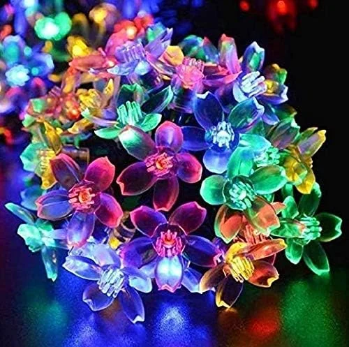 چراغ تزئینی 10 متری 100 ال ای دی طرح شکوفه گیلاس، چراغ پری کریسمس با باتری، ریسه ساکورا 2/3/4 متری چراغ تزئینی 10 متری 100 ال ای دی طرح شکوفه گیلاس، چراغ پری کریسمس با باتری، ریسه ساکورا 2/3/4 متری