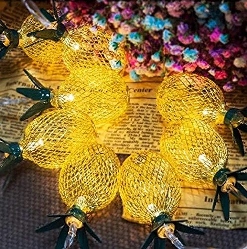 چراغ های رشته ای آناناسی، 10 چراغ ال ای دی پری با باتری برای دکوراسیون کریسمس، خانه، مهمانی عروسی، اتاق خواب، تولد (سفید گرم) چراغ های رشته ای آناناسی، 10 چراغ ال ای دی پری با باتری برای دکوراسیون کریسمس، خانه، مهمانی عروسی، اتاق خواب، تولد (سفید گرم)