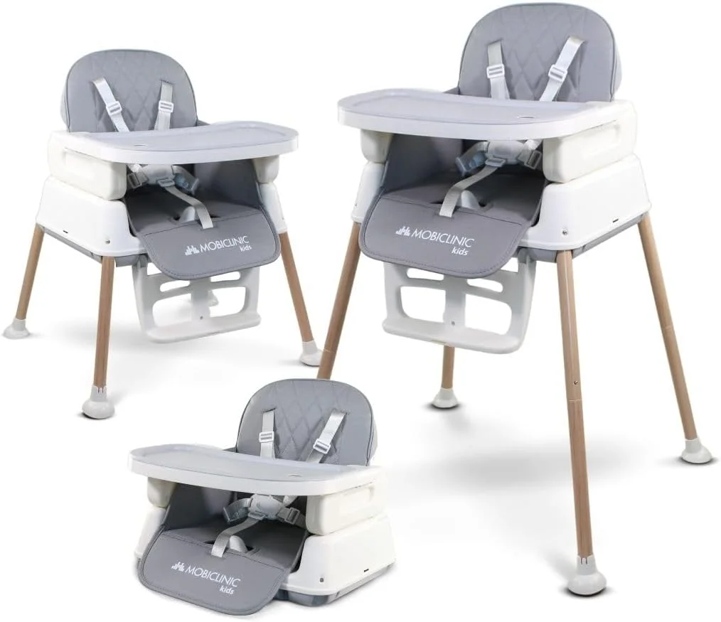 صندلی غذای کودک موبیکلینیک® مدل Kiara، تکاملی، 3 در 1، تقویت کننده + صندلی بازی + صندلی غذا، تاشو، کمربند 5 نقطه ای، سینی قابل تنظیم، 6-36 ماه، تا 15 کیلوگرم، پارچه ضد آب