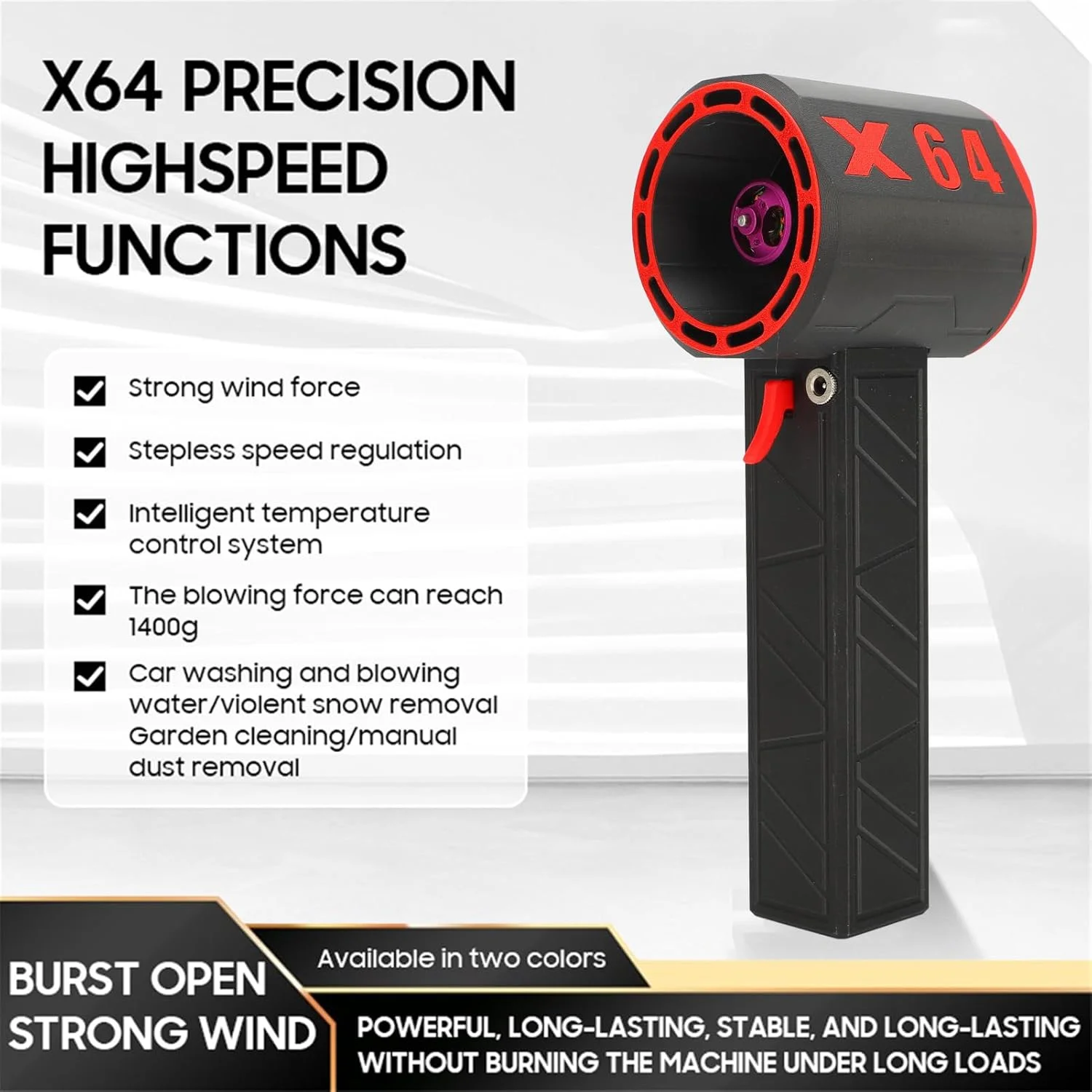 Dpofirs 2024 Thunder Jet Dry، خشک کن خودرو با باتری 8000 میلی آمپر ساعت، دمنده هوای خشک کن خودرو با سرعت 180000 دور در دقیقه، دمنده جت خشک قابل تنظیم بدون پله توربوفن قدرتمند 11 پره ای قابل شارژ برای خودروی خانگی (دوشاخه GB) Dpofirs 2024 Thunder Jet Dry، خشک کن خودرو با باتری 8000 میلی آمپر ساعت، دمنده هوای خشک کن خودرو با سرعت 180000 دور در دقیقه، دمنده جت خشک قابل تنظیم بدون پله توربوفن قدرتمند 11 پره ای قابل شارژ برای خودروی خانگی (دوشاخه GB)