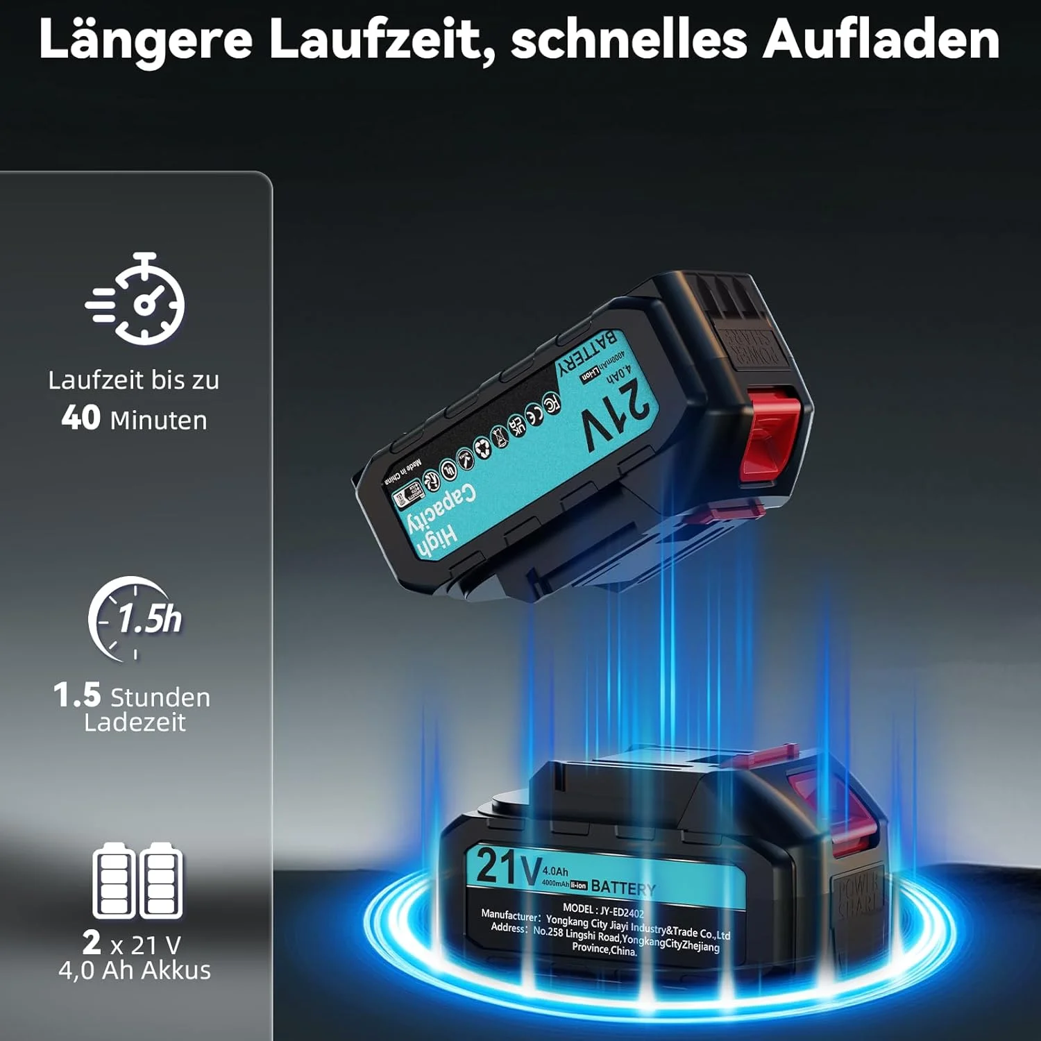 دمنده برگ باتری خور 21 ولت ENRIPRT، دمنده برقی بی سیم 3 سرعته با 2 عدد باتری 4.0 آمپر ساعتی و شارژر، نمایشگر LCD، 28000 دور در دقیقه، سرعت هوا 2400 کیلومتر در ساعت، جریان هوا 930 متر مکعب در ساعت، 2 نازل، خاکستری دمنده برگ باتری خور 21 ولت ENRIPRT، دمنده برقی بی سیم 3 سرعته با 2 عدد باتری 4.0 آمپر ساعتی و شارژر، نمایشگر LCD، 28000 دور در دقیقه، سرعت هوا 2400 کیلومتر در ساعت، جریان هوا 930 متر مکعب در ساعت، 2 نازل، خاکستری