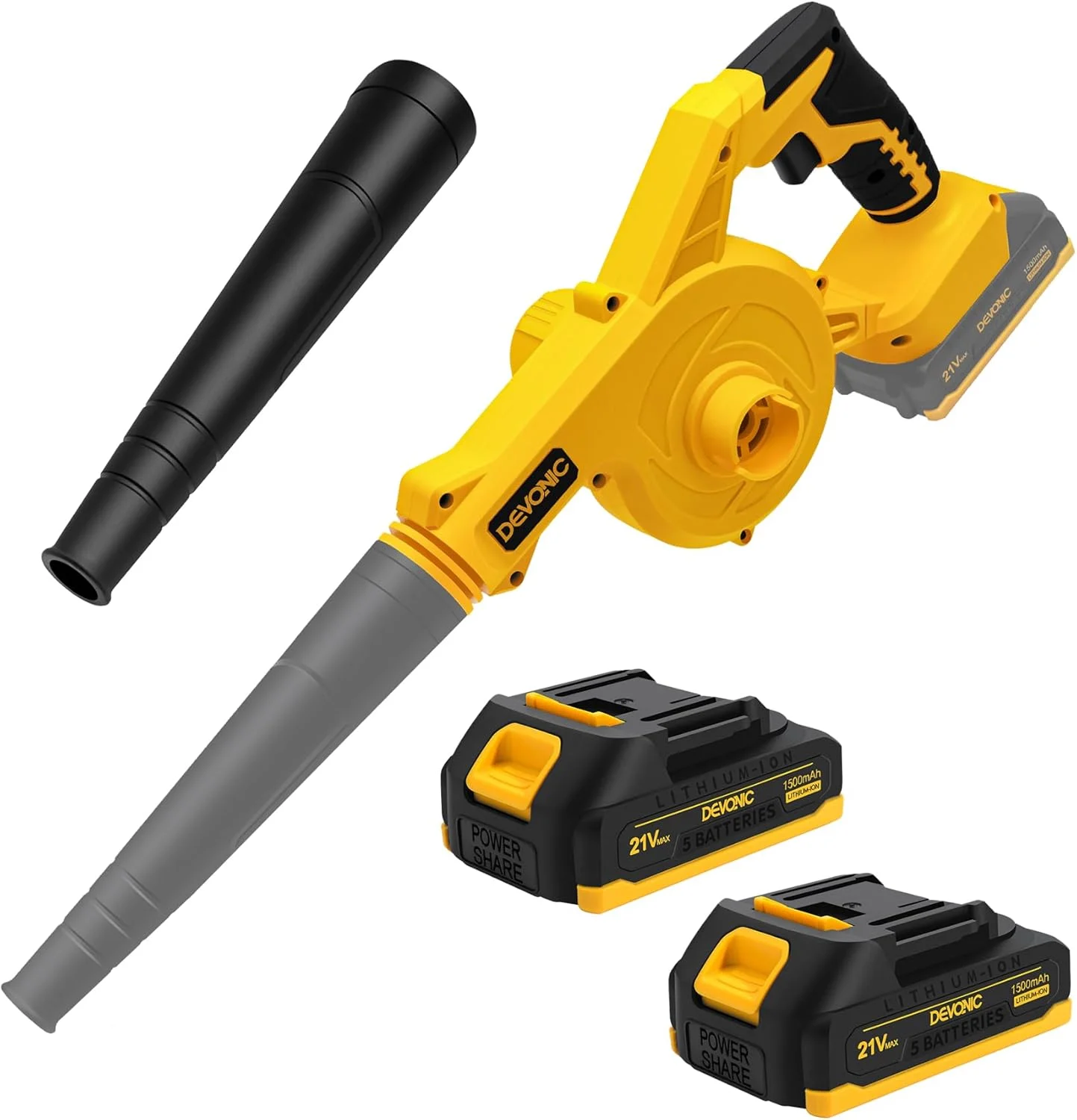 دمنده برگ بی سیم XGOLD DEVONIC - دمنده برقی سبک وزن 120 مایل در ساعت/95CFM با 2 باتری و شارژر - دمنده دستی کوچک 20 ولتی با باتری برای مراقبت از چمن، سبز (کوچک) دمنده برگ بی سیم XGOLD DEVONIC - دمنده برقی سبک وزن 120 مایل در ساعت/95CFM با 2 باتری و شارژر - دمنده دستی کوچک 20 ولتی با باتری برای مراقبت از چمن، سبز (کوچک)