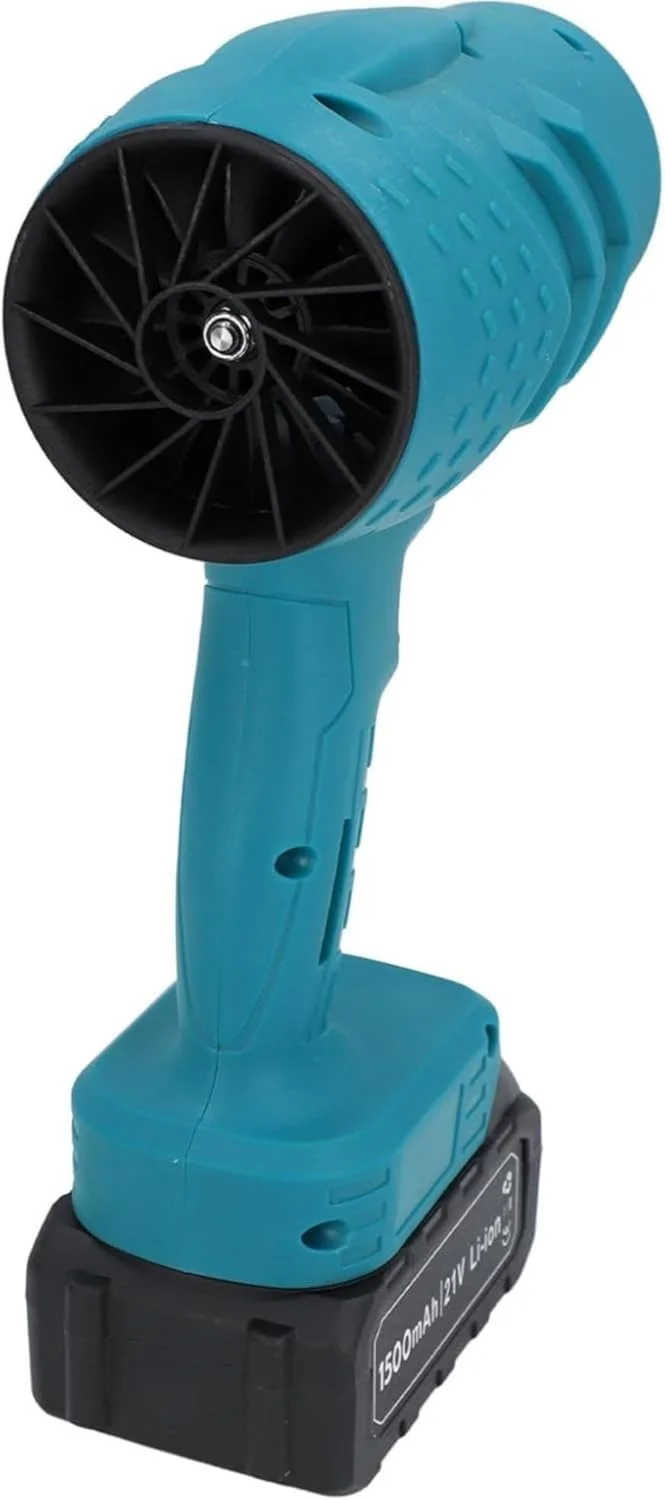 دمنده برقی شارژی توربوسویپ، گردگیر بادی فوق العاده توربوسویپ، تمیز کننده چند منظوره با باتری دوتایی، برای تمیز کردن پاسیو، مراقبت از چمن، تمیز کردن خودرو، دمیدن برگ ها و گرد و غبار (دو باتری)