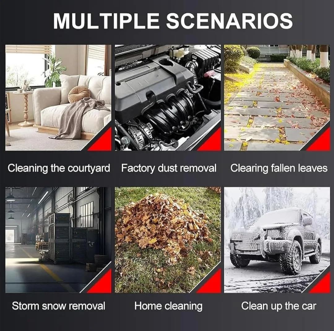 دمنده برقی شارژی توربوسویپ، گردگیر بادی فوق العاده توربوسویپ، تمیز کننده چند منظوره با باتری دوتایی، برای تمیز کردن پاسیو، مراقبت از چمن، تمیز کردن خودرو، دمیدن برگ ها و گرد و غبار (دو باتری) دمنده برقی شارژی توربوسویپ، گردگیر بادی فوق العاده توربوسویپ، تمیز کننده چند منظوره با باتری دوتایی، برای تمیز کردن پاسیو، مراقبت از چمن، تمیز کردن خودرو، دمیدن برگ ها و گرد و غبار (دو باتری)