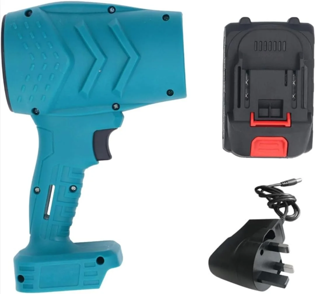 دمنده برقی شارژی توربوسویپ، گردگیر بادی فوق العاده توربوسویپ، تمیز کننده چند منظوره با باتری دوتایی، برای تمیز کردن پاسیو، مراقبت از چمن، تمیز کردن خودرو، دمیدن برگ ها و گرد و غبار (دو باتری) دمنده برقی شارژی توربوسویپ، گردگیر بادی فوق العاده توربوسویپ، تمیز کننده چند منظوره با باتری دوتایی، برای تمیز کردن پاسیو، مراقبت از چمن، تمیز کردن خودرو، دمیدن برگ ها و گرد و غبار (دو باتری)