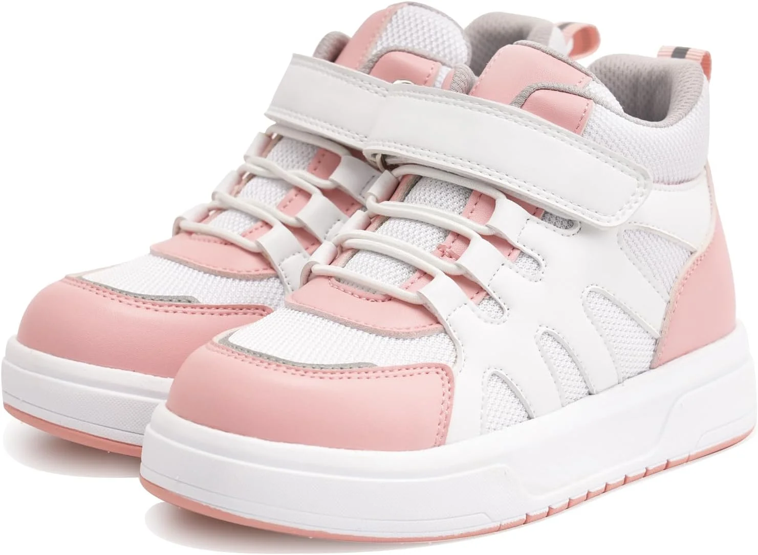 کفش‌های ارتوپدی بچگانه با پشتیبانی از مچ پا و قوس، کفش‌های کتانی توری تنفسی با زیره ضخیم