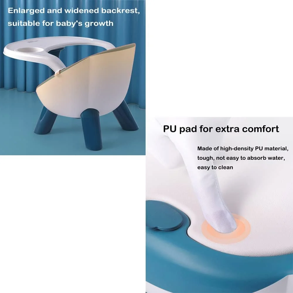 صندلی غذای کودک چند منظوره QA Baby، میز غذاخوری قابل حمل با سینی جداشدنی، صندلی غذاخوری کودک، علم محافظت از ستون فقرات (آبی) صندلی غذای کودک چند منظوره QA Baby، میز غذاخوری قابل حمل با سینی جداشدنی، صندلی غذاخوری کودک، علم محافظت از ستون فقرات (آبی)