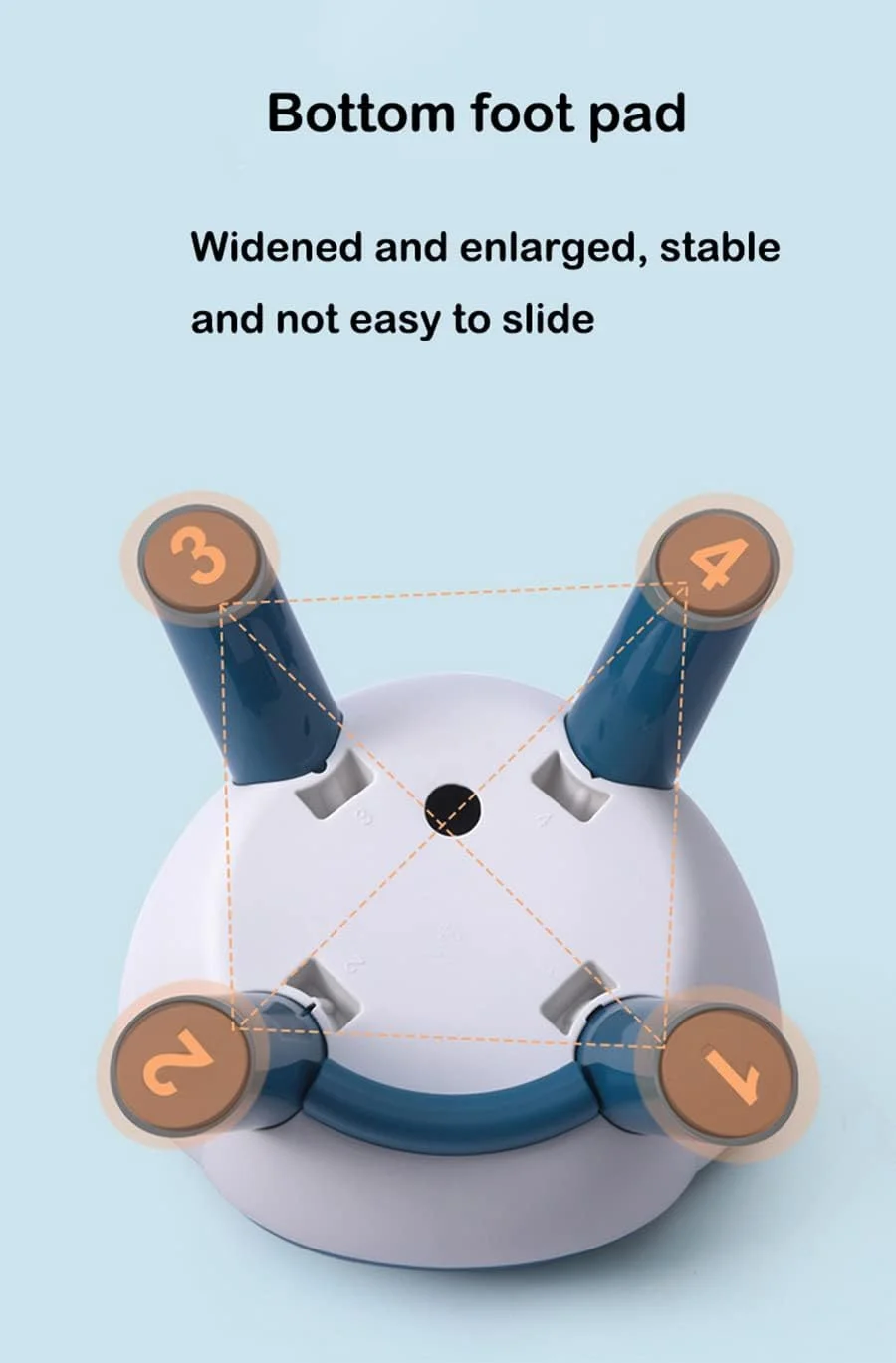 صندلی غذای کودک چند منظوره QA Baby، میز غذاخوری قابل حمل با سینی جداشدنی، صندلی غذاخوری کودک، علم محافظت از ستون فقرات (آبی) صندلی غذای کودک چند منظوره QA Baby، میز غذاخوری قابل حمل با سینی جداشدنی، صندلی غذاخوری کودک، علم محافظت از ستون فقرات (آبی)