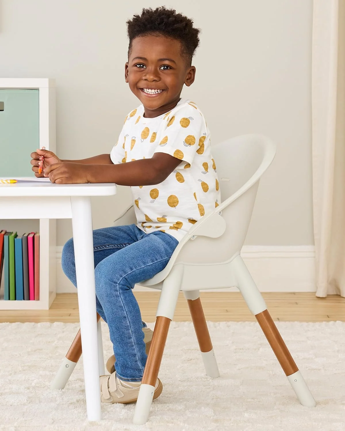 صندلی غذای کودک 4 در 1 تبدیلشونده Skip Hop مدل EON، جو دوسر صندلی غذای کودک 4 در 1 تبدیلشونده Skip Hop مدل EON، جو دوسر