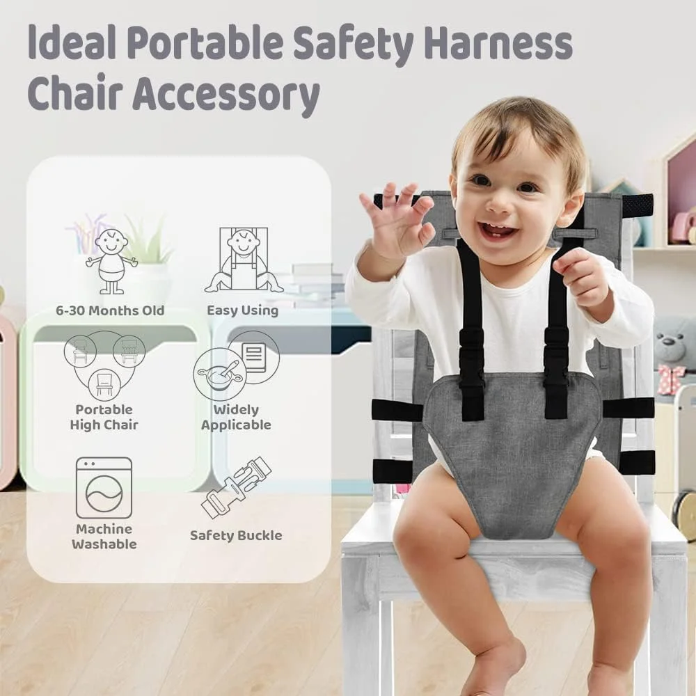 صندلی کمربند ایمنی مسافرتی کودک X spring، صندلی پارچه ای تاشو کودک با بندهای قابل تنظیم، صندلی کمربند ایمنی مسافرتی، لوازم جانبی صندلی تقویت کننده 5 نقطه ای، لوازم ضروری سفر والدین و کودک