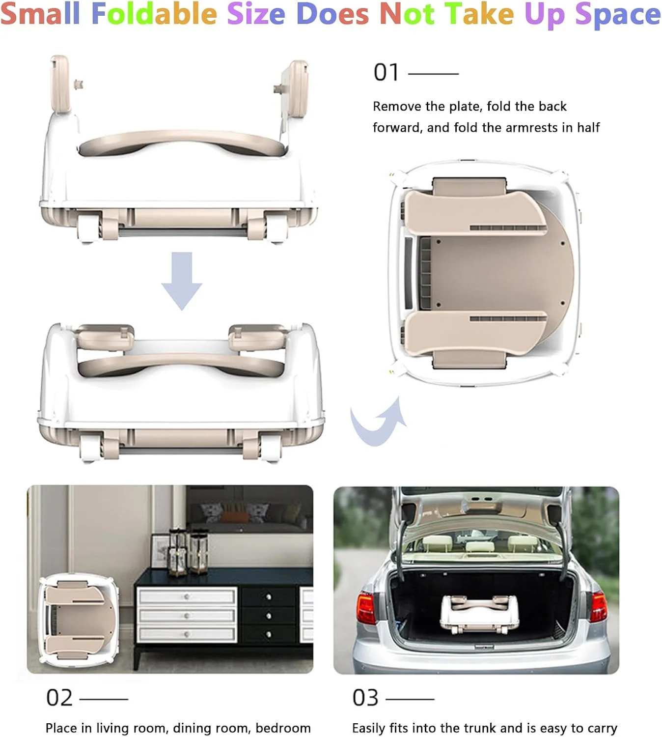 صندلی غذای کودک 5 در 1، صندلی های تاشو قابل حمل، صندلی کودک چند منظوره با سینی جداشدنی، ارتفاع و زیرپایی قابل تنظیم، صندلی غذاخوری کودک با چرخ، صندلی کودک برای 6 ماه تا 7 سال صندلی غذای کودک 5 در 1، صندلی های تاشو قابل حمل، صندلی کودک چند منظوره با سینی جداشدنی، ارتفاع و زیرپایی قابل تنظیم، صندلی غذاخوری کودک با چرخ، صندلی کودک برای 6 ماه تا 7 سال