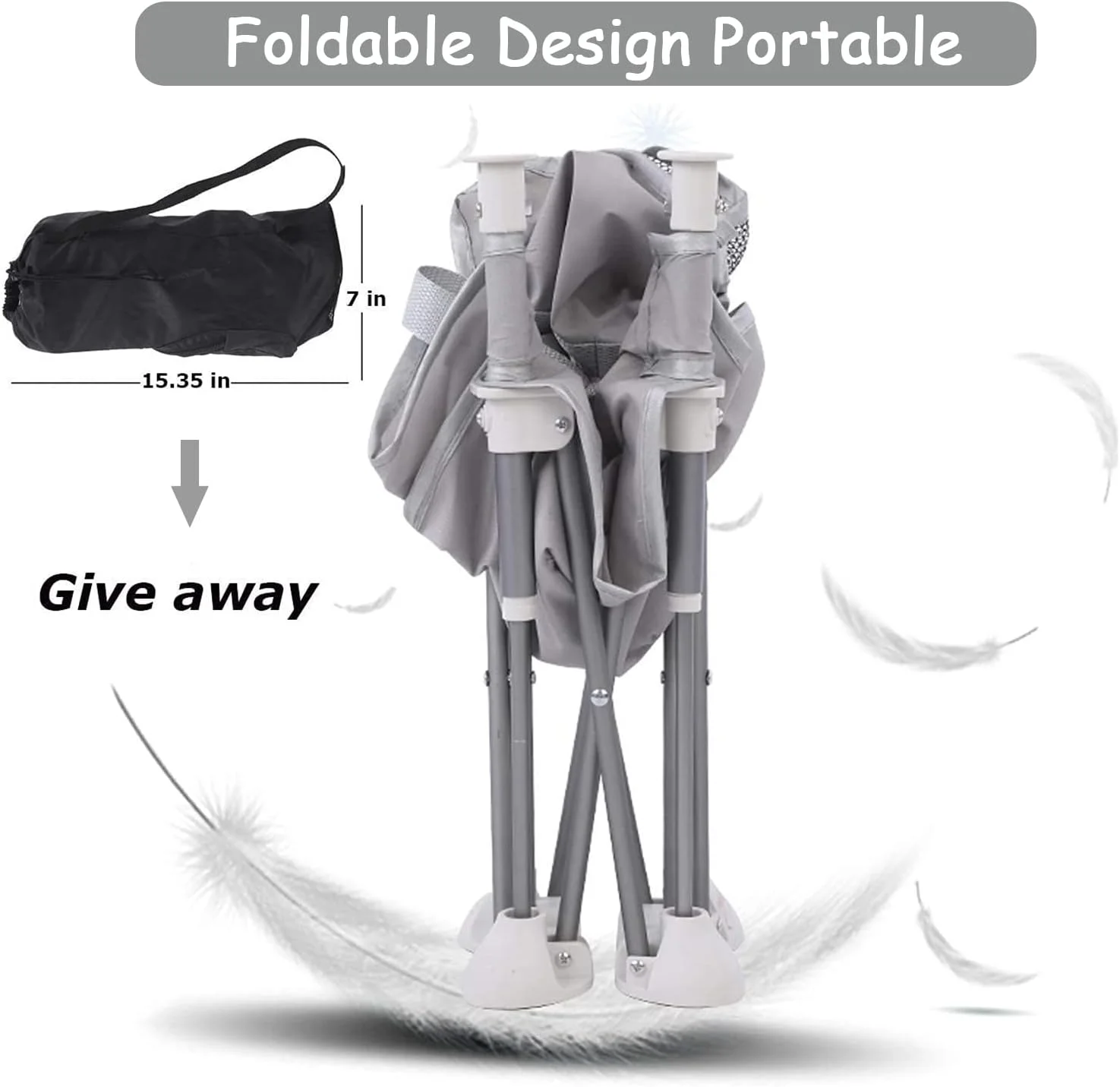 صندلی بوستر قابل حمل برای استفاده در داخل/خارج از منزل - صندلی غذای مسافرتی با سینی برای کودک - طراحی قابل حمل با بند به صندلی های آشپزخانه