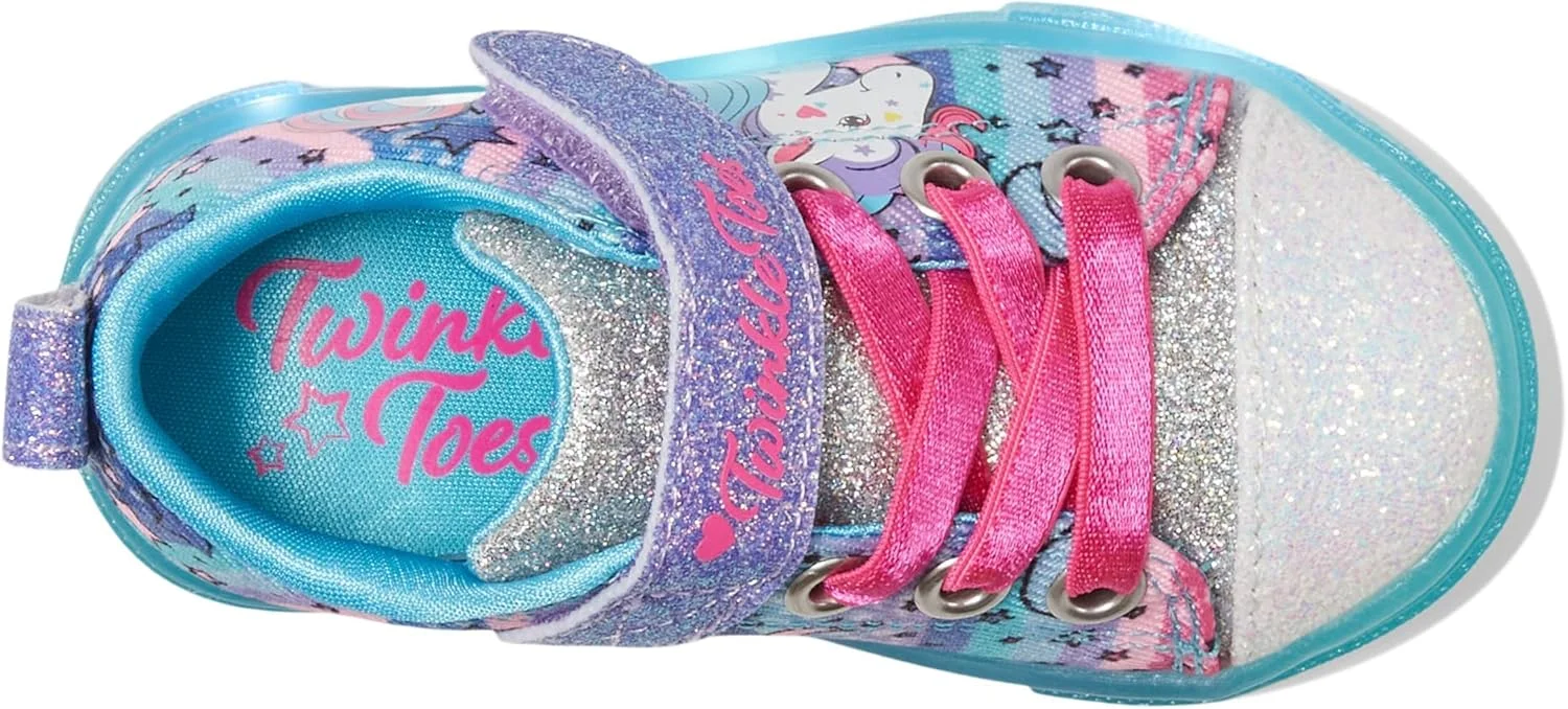 کفش اسنیکرز چراغ دار بچه گانه Skechers مدل Twinkle Sparks Ice