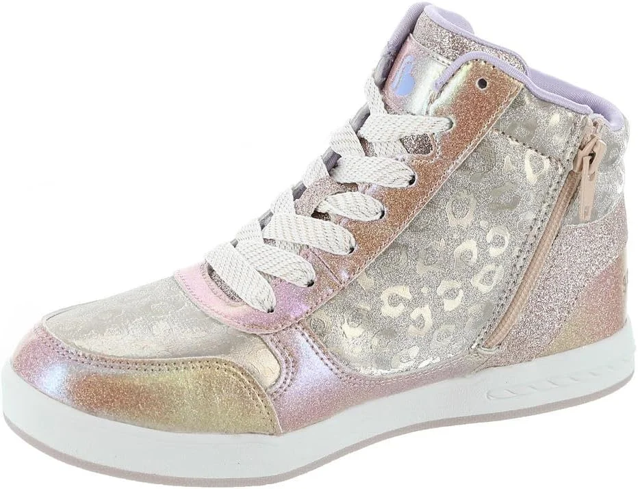 کفش اسپرت ساق بلند بچه گانه Skechers مدل Street Standouts 2.0-Leopard Shine کفش اسپرت ساق بلند بچه گانه Skechers مدل Street Standouts 2.0-Leopard Shine