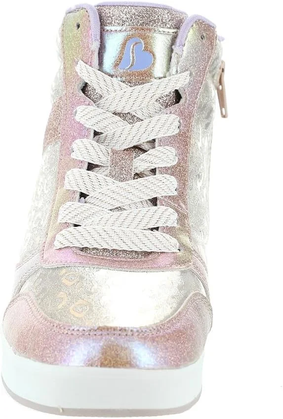 کفش اسپرت ساق بلند بچه گانه Skechers مدل Street Standouts 2.0-Leopard Shine کفش اسپرت ساق بلند بچه گانه Skechers مدل Street Standouts 2.0-Leopard Shine