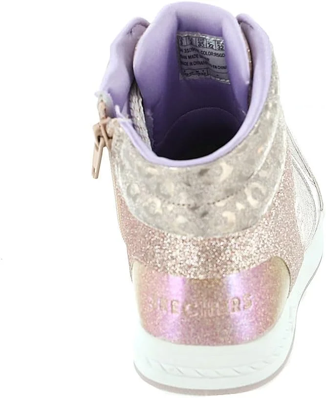 کفش اسپرت ساق بلند بچه گانه Skechers مدل Street Standouts 2.0-Leopard Shine کفش اسپرت ساق بلند بچه گانه Skechers مدل Street Standouts 2.0-Leopard Shine