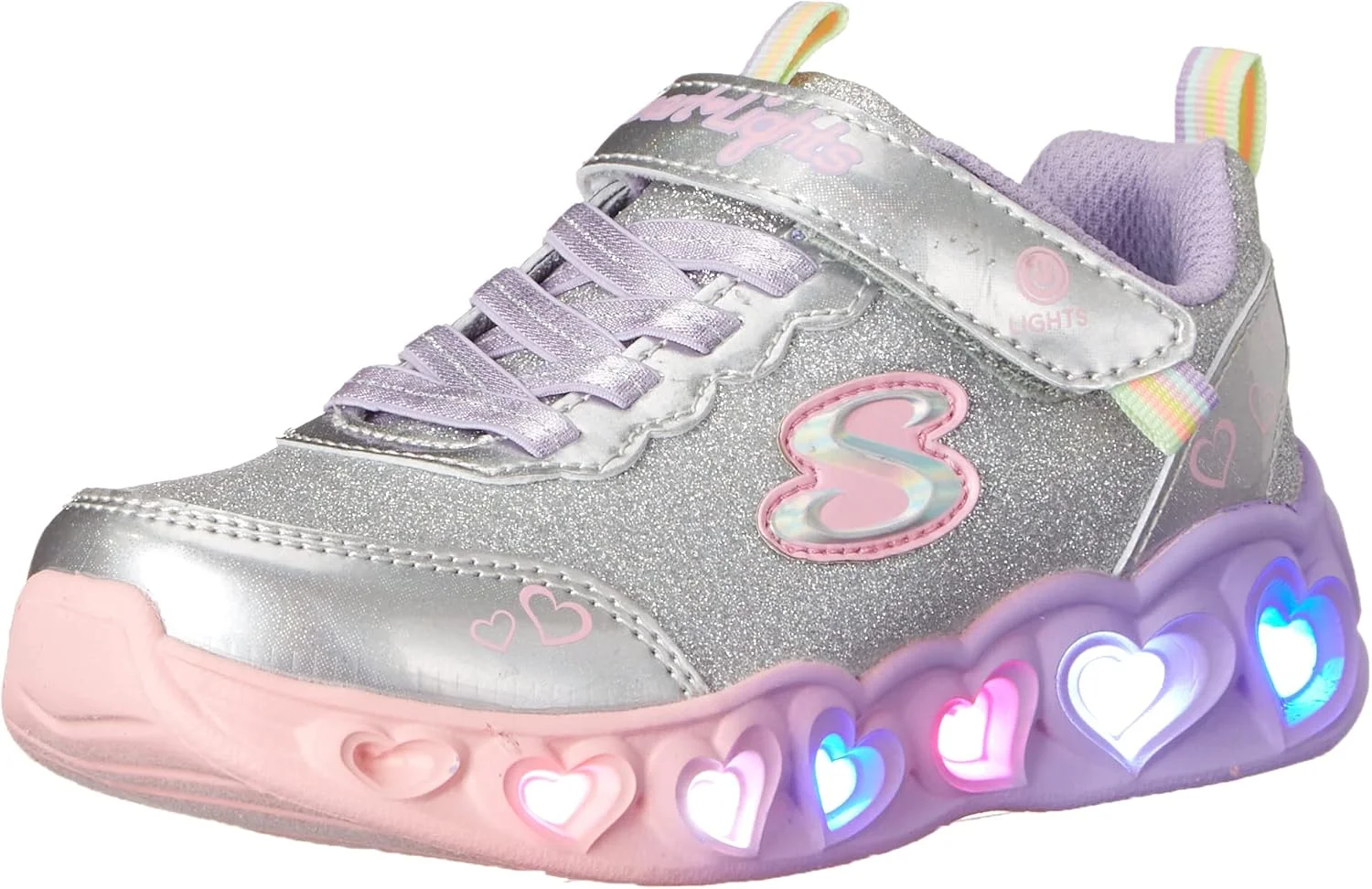 کفش دخترانه اسکیچرز Heart Lights - Color Joyful