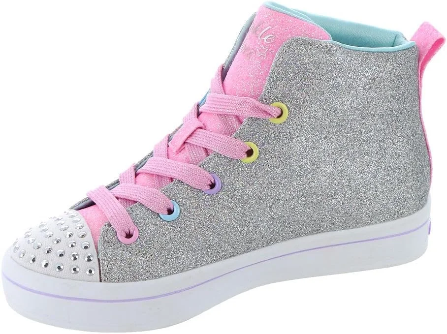 کفش کتانی چراغ دار دخترانه Skechers Twinkle Toes TWI-Lites 2.0-Star Gloss کفش کتانی چراغ دار دخترانه Skechers Twinkle Toes TWI-Lites 2.0-Star Gloss