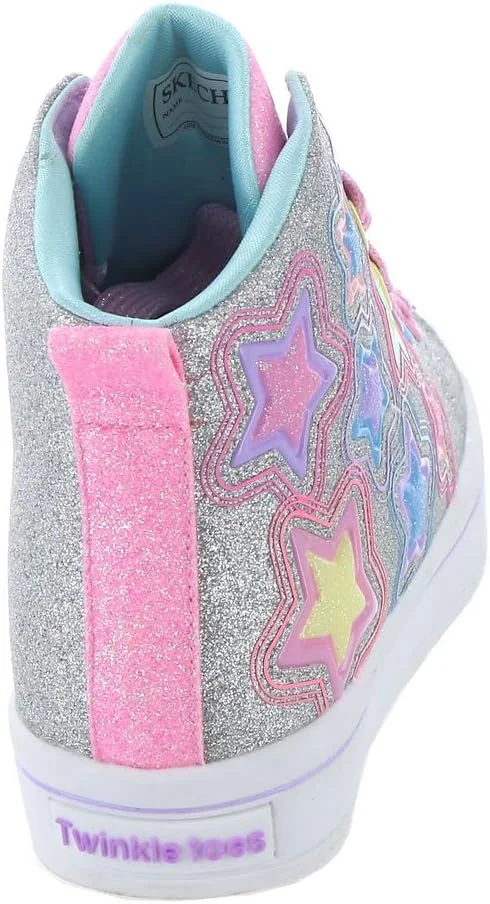 کفش کتانی چراغ دار دخترانه Skechers Twinkle Toes TWI-Lites 2.0-Star Gloss کفش کتانی چراغ دار دخترانه Skechers Twinkle Toes TWI-Lites 2.0-Star Gloss