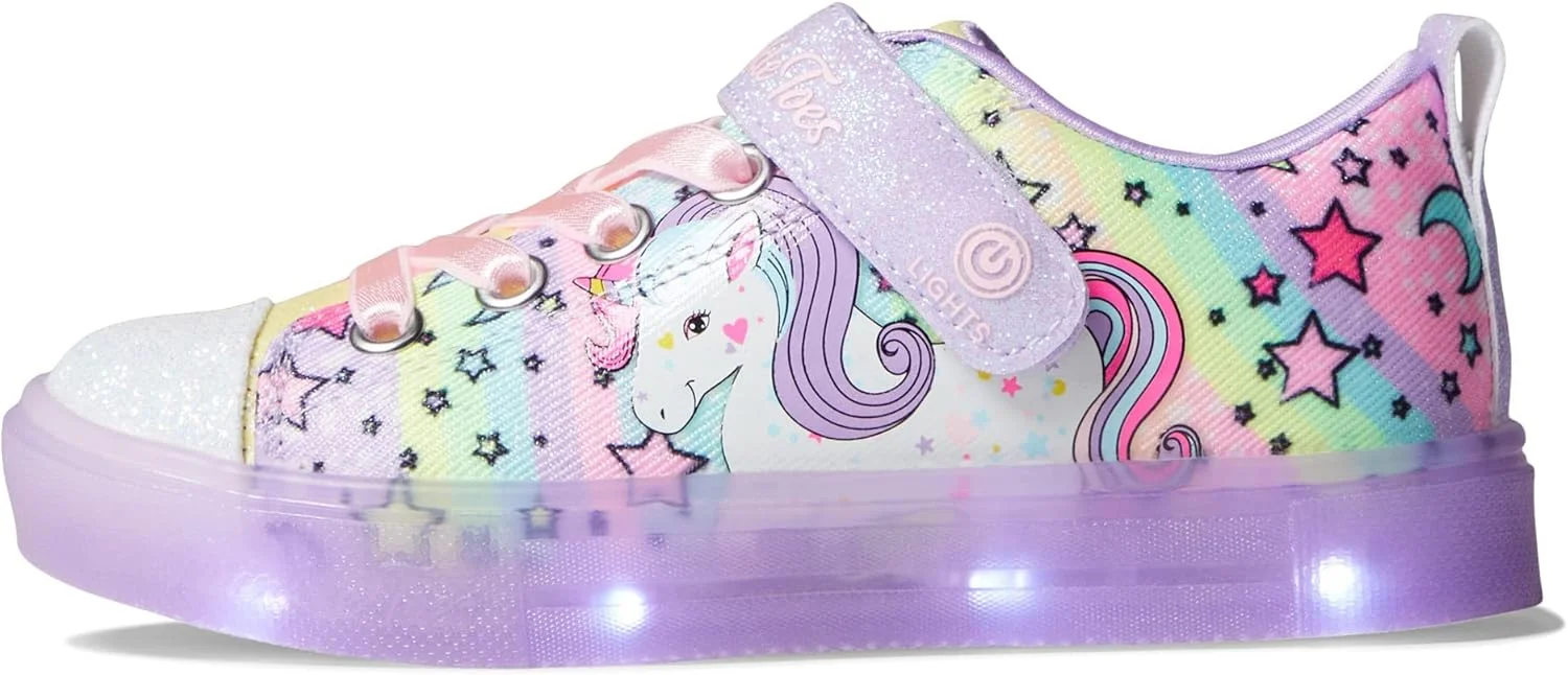 کفش دخترانه اسکیچرز Twinkle Toes Twinkle Sparks Ice-unicorn Bu کفش دخترانه اسکیچرز Twinkle Toes Twinkle Sparks Ice-unicorn Bu