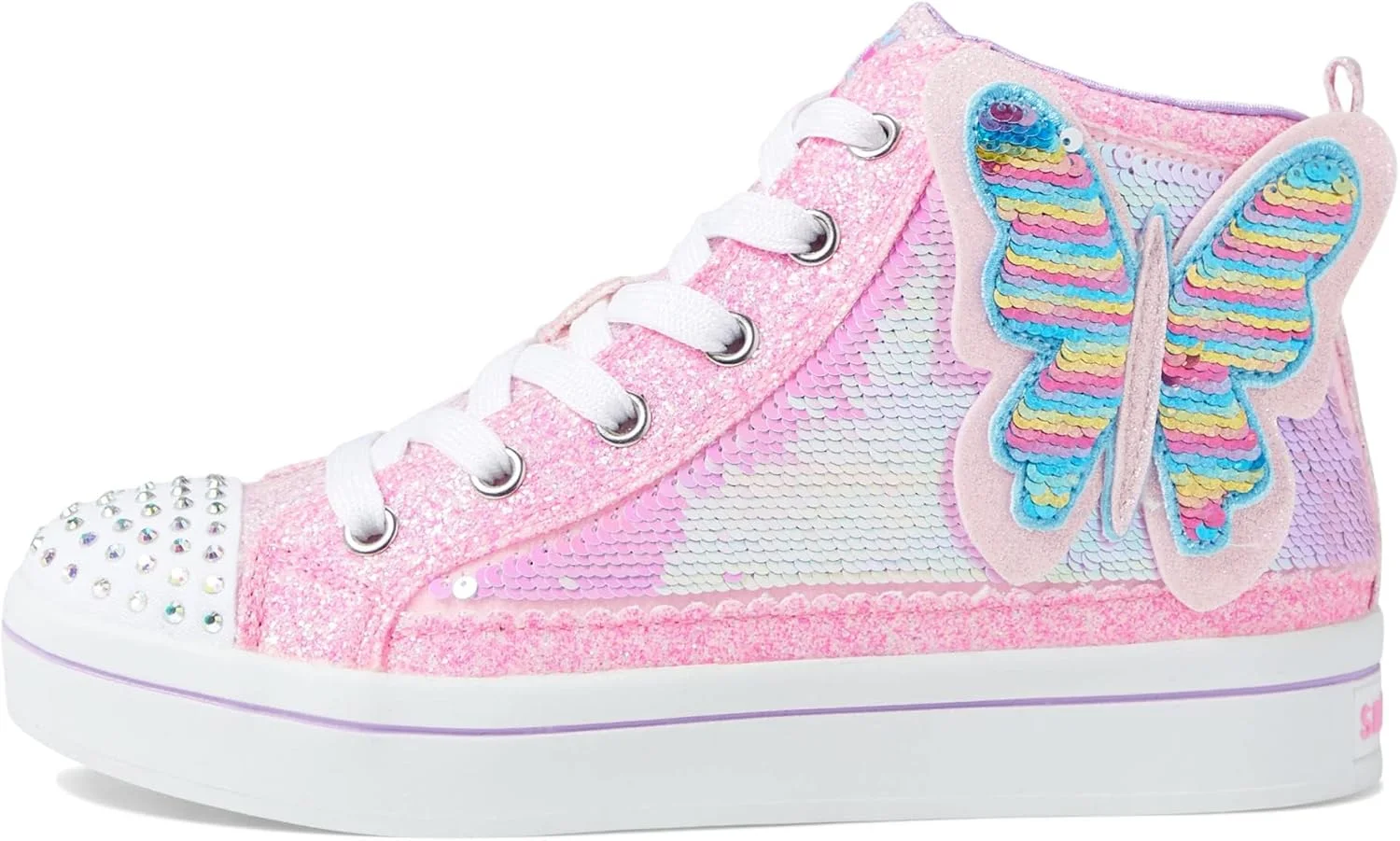 کفش دخترانه اسکیچرز Twinkle Toes TWI-Lites 2.0-Butterfly Shi، صورتی/چند رنگ، سایز 1.5 کودکانه کفش دخترانه اسکیچرز Twinkle Toes TWI-Lites 2.0-Butterfly Shi، صورتی/چند رنگ، سایز 1.5 کودکانه