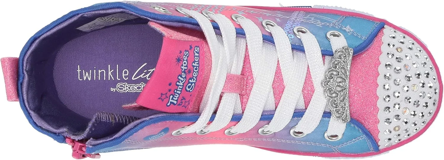 کفش کتانی دخترانه/پسرانه اسکیچرز مدل Le Lite-Sparkle Princess کفش کتانی دخترانه/پسرانه اسکیچرز مدل Le Lite-Sparkle Princess