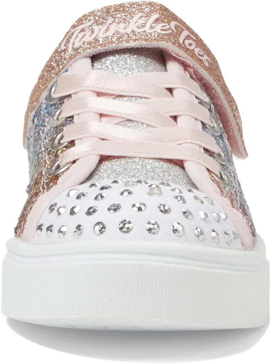 کفش اسنیکرز دخترانه Skechers Kids Twinkle Sparks-Sequin Flash، صورتی/چند رنگ، سایز 3 کودکانه کفش اسنیکرز دخترانه Skechers Kids Twinkle Sparks-Sequin Flash، صورتی/چند رنگ، سایز 3 کودکانه