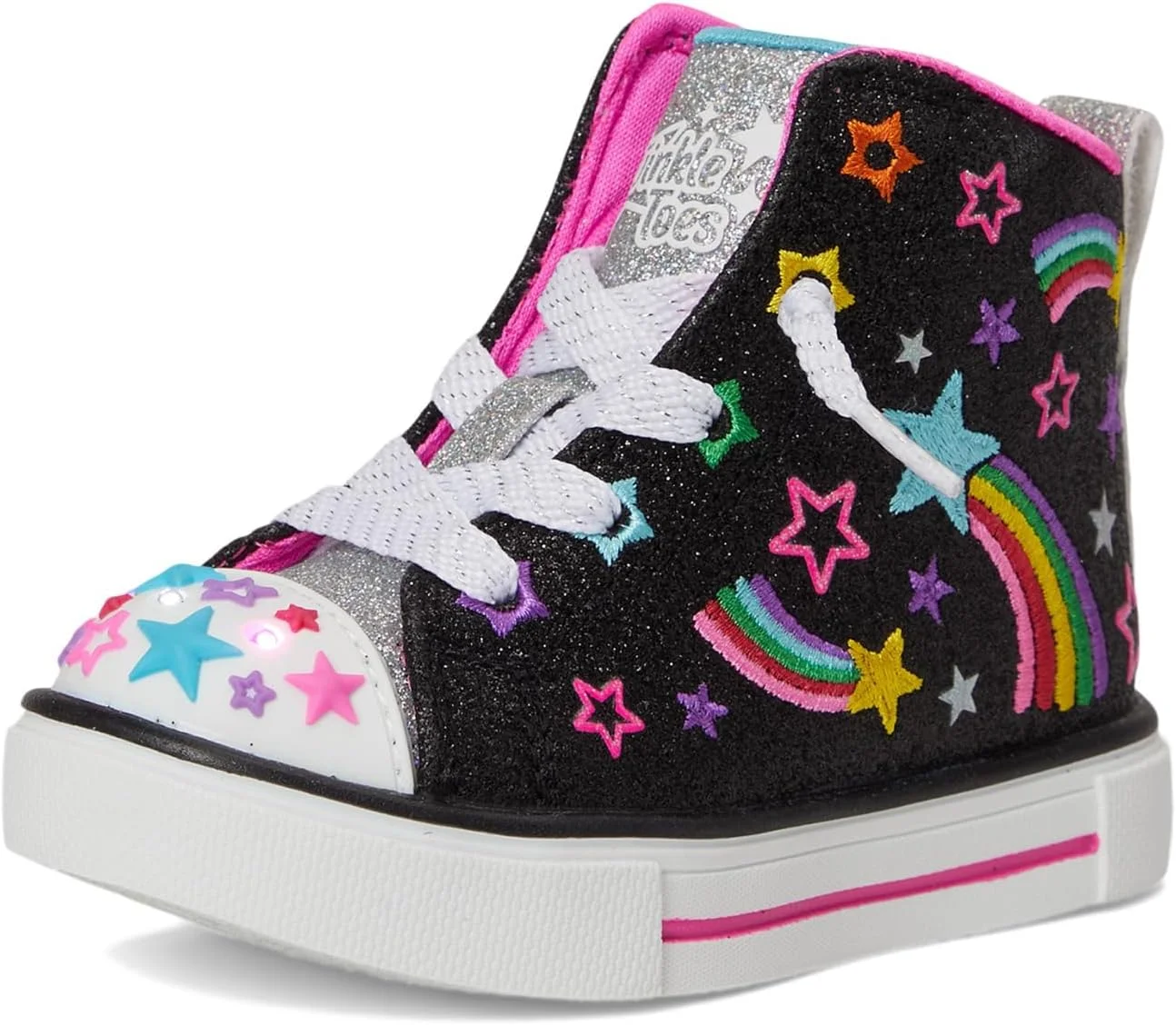 کفش کتانی دخترانه اسکیچرز مدل Twinkle Sparks 314831n (مناسب نوپا)