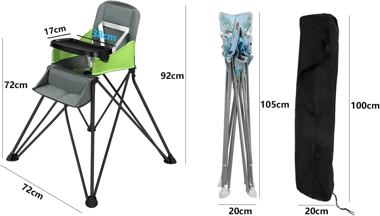 صندلی غذای کودک OYDAS، صندلی بلند کودک، صندلی کودک برای غذا خوردن با سینی جداشدنی، صندلی بلند تاشو 3 در 1 برای نوزادان، کودکان نوپا و خردسالان صندلی غذای کودک OYDAS، صندلی بلند کودک، صندلی کودک برای غذا خوردن با سینی جداشدنی، صندلی بلند تاشو 3 در 1 برای نوزادان، کودکان نوپا و خردسالان