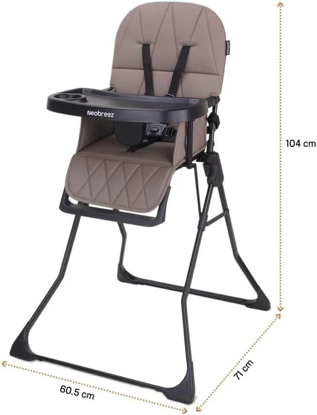 صندلی غذای کودک نئوبریز CRIS Premium، صندلی غذای تاشو سبک و جمع و جور، سینی پا قابل جدا شدن و تنظیم، کمربند ایمنی 5 نقطه ای | صندلی غذای کودک قابل حمل برای مسافرت (5 کیلوگرم) صندلی غذای کودک نئوبریز CRIS Premium، صندلی غذای تاشو سبک و جمع و جور، سینی پا قابل جدا شدن و تنظیم، کمربند ایمنی 5 نقطه ای | صندلی غذای کودک قابل حمل برای مسافرت (5 کیلوگرم)