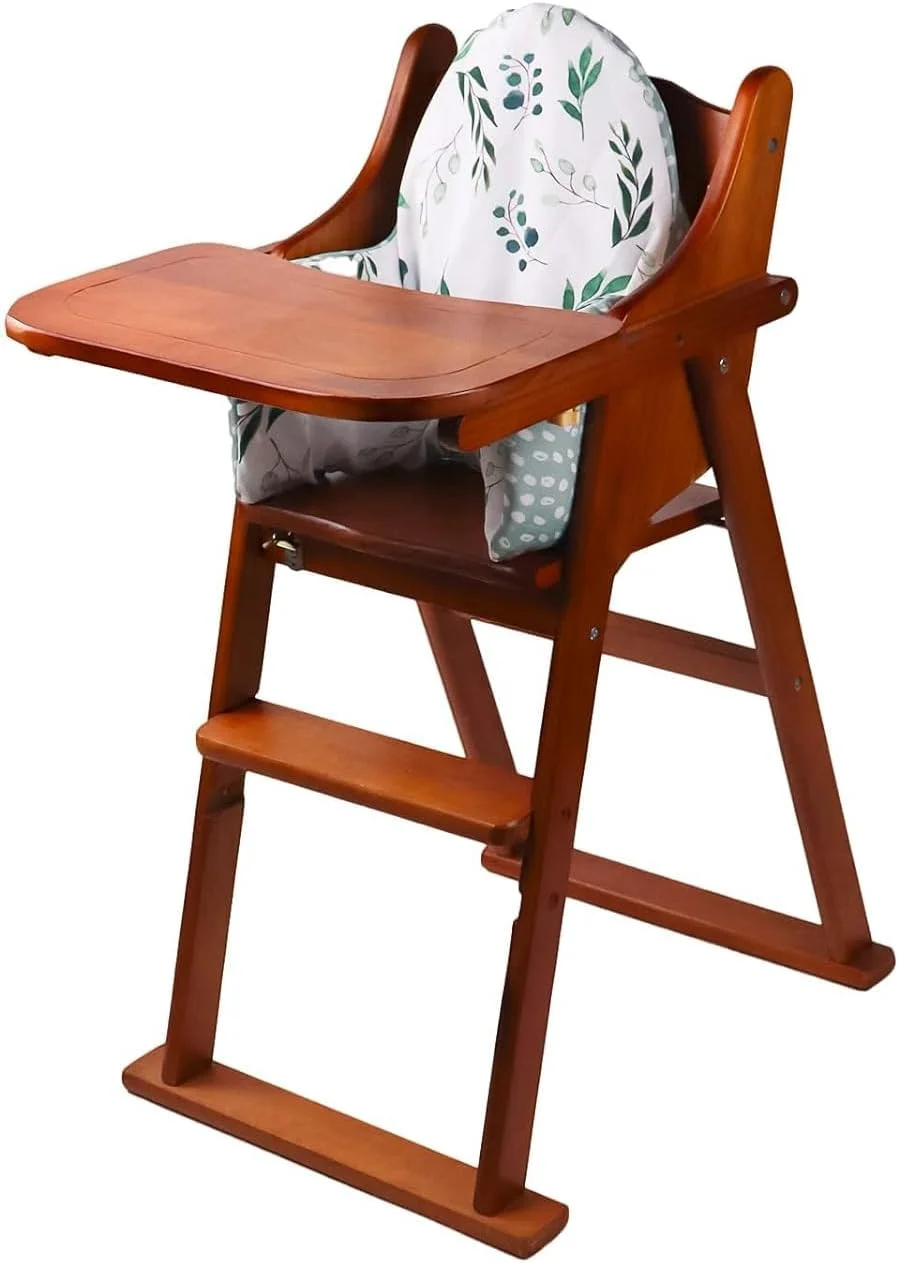 بالشتک صندلی غذای کودک Oasisgalore، روکش پد صندلی غذا برای صندلی بلند IKEA Antilop با بالشتک بادی داخلی (برگ تازه)