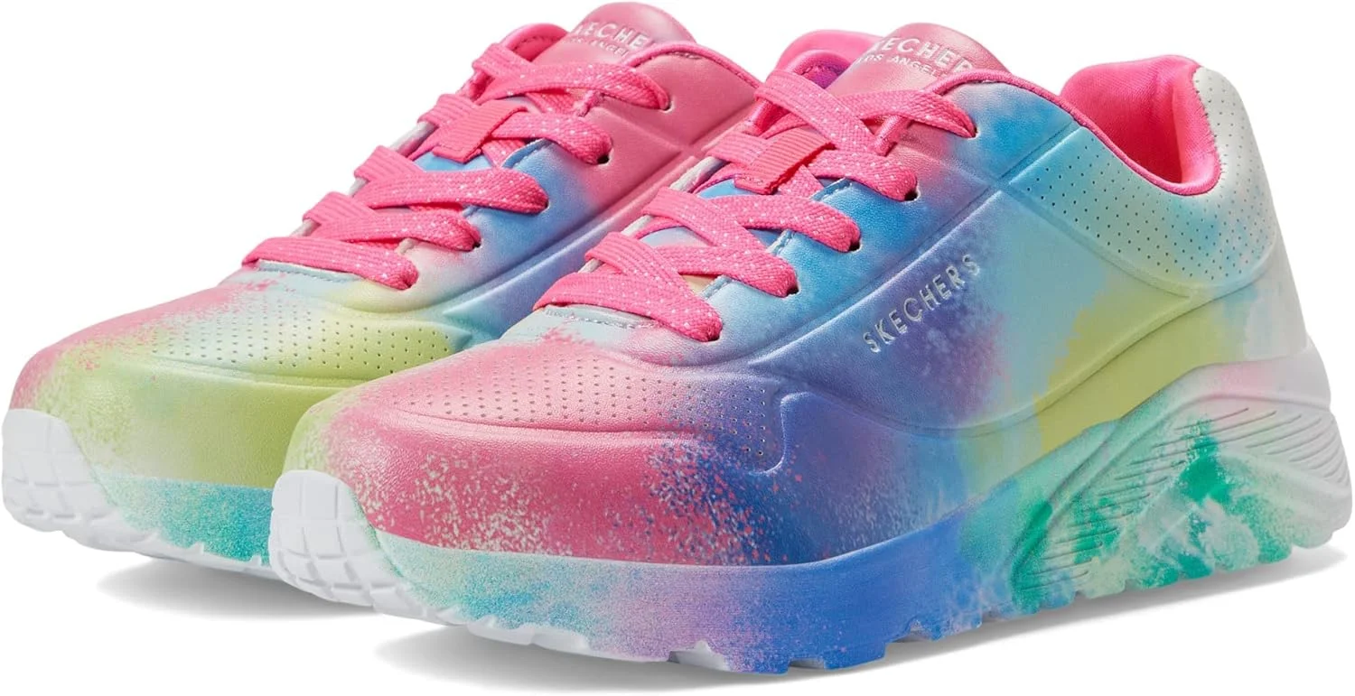 کفش اسپرت بچه گانه اسکیچرز مدل Street Uno Lite-Splatter Shines