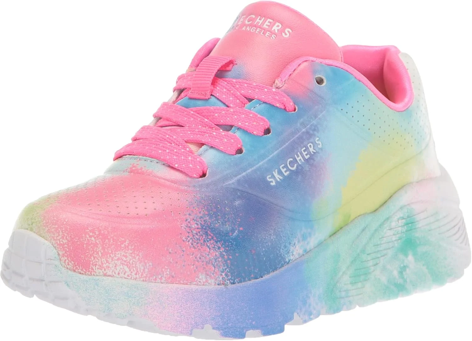 کفش اسپرت بچه گانه اسکیچرز مدل Street Uno Lite-Splatter Shines