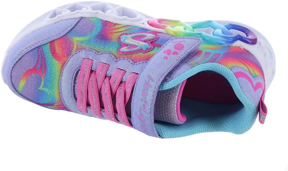 کفش کتانی دخترانه Skechers Kids مدل Infinite Heart Lights، یاسی/چند رنگ، سایز 3 کودکانه کفش کتانی دخترانه Skechers Kids مدل Infinite Heart Lights، یاسی/چند رنگ، سایز 3 کودکانه