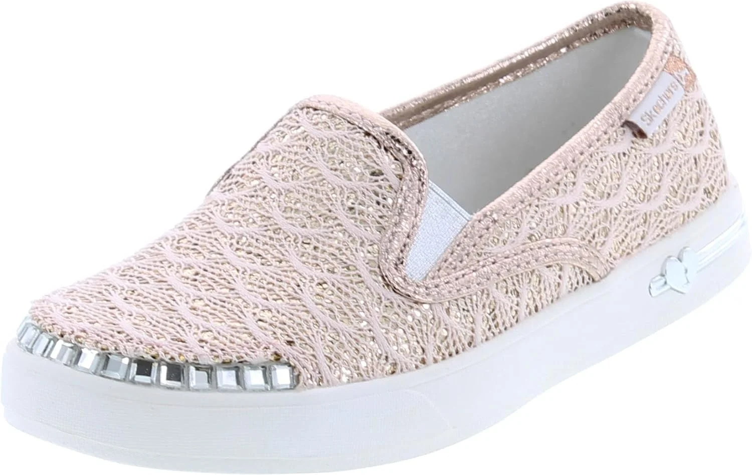 کفش اسنیکرز دخترانه اسکیچرز مدل Shoutouts Crochet Crush Slip-On