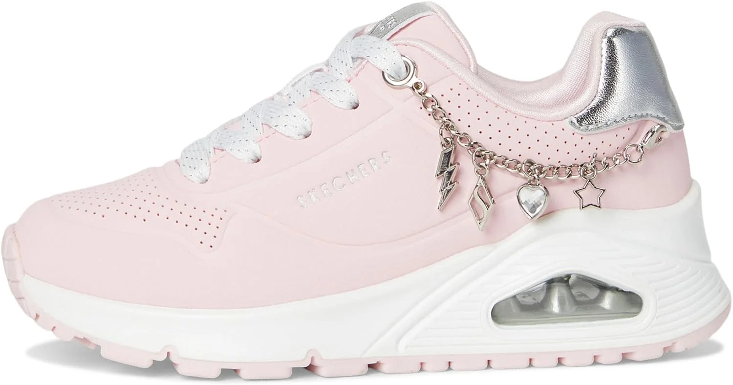 کفش کتانی دخترانه Skechers مدل Uno Gen1 310343l (بچه کوچک/بزرگ)، صورتی/نقره ای، سایز 6 بچه بزرگ کفش کتانی دخترانه Skechers مدل Uno Gen1 310343l (بچه کوچک/بزرگ)، صورتی/نقره ای، سایز 6 بچه بزرگ