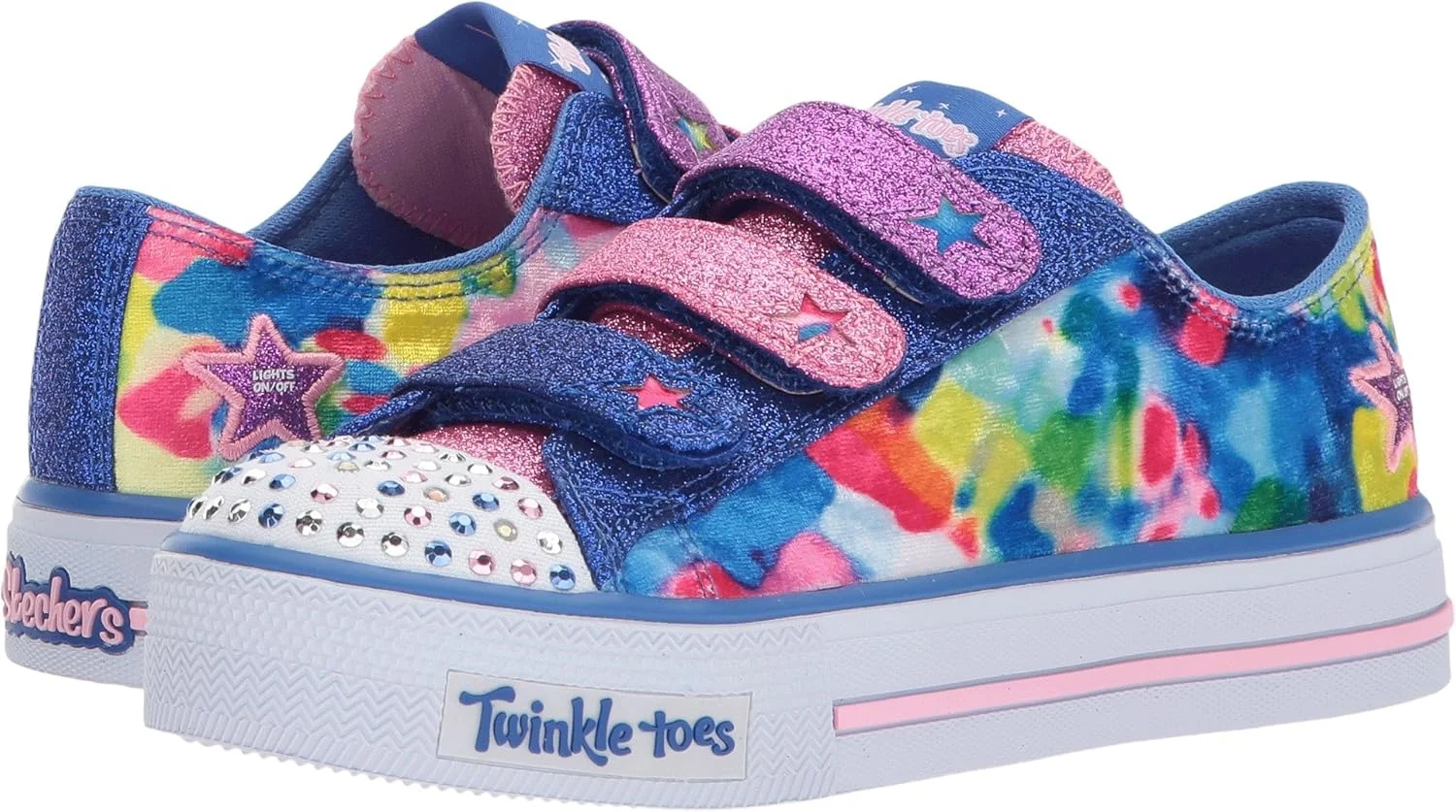 کفش دخترانه اسکیچرز مدل Twinkle Toes: Shuffles - Colorous Cutie 10846L