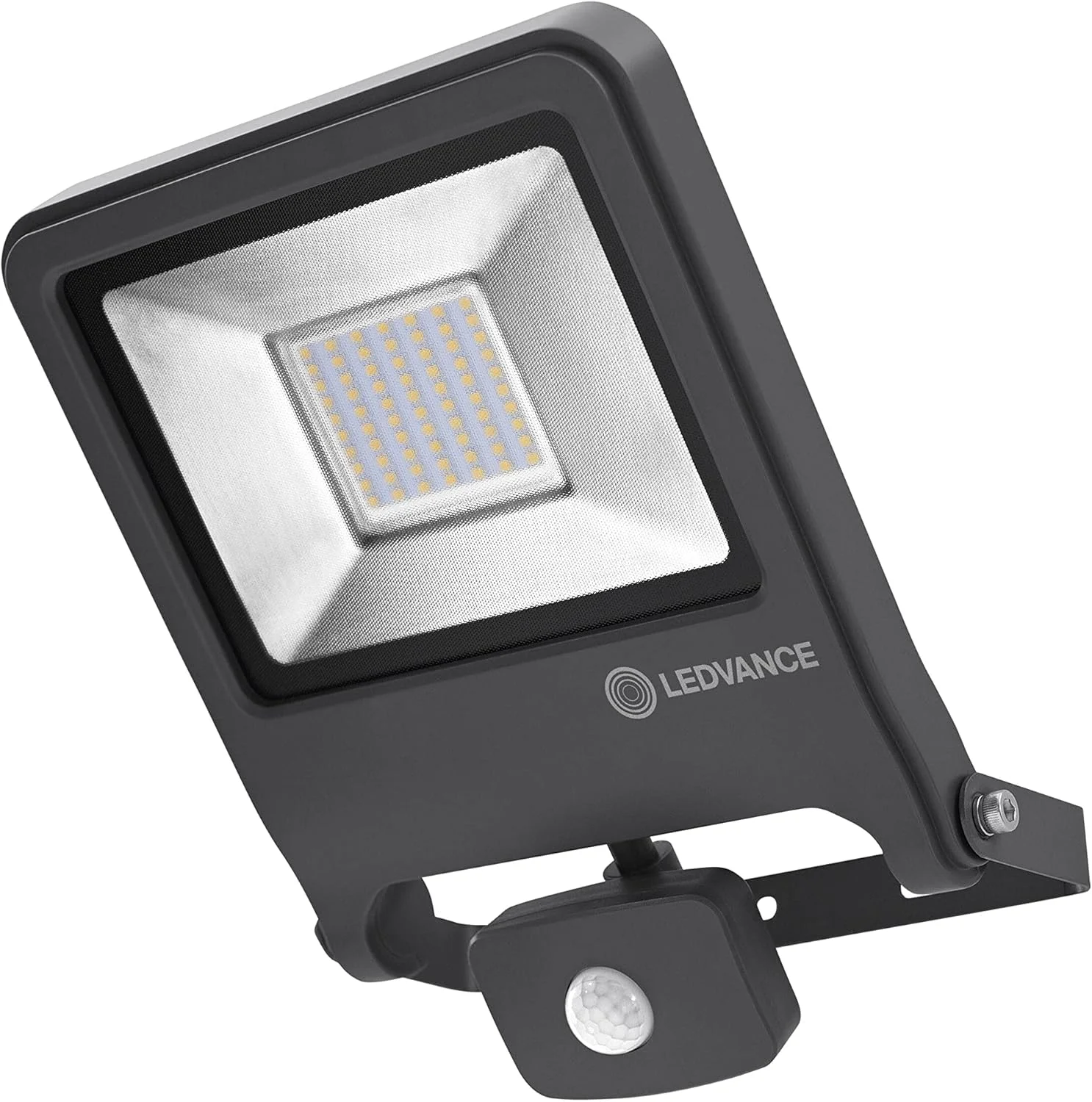 چراغ LED پروژکتوری LEDVANCE: برای دیوار، ENDURA© FLOOD Sensor نور سفید گرم / 50 وات، 220…240 ولت، زاویه تابش [محاسبه شده]: 120 درجه، نور سفید گرم، 3000 کلوین، جنس بدنه [محاسبه شده]: آلومینیوم، /، 1 عدد