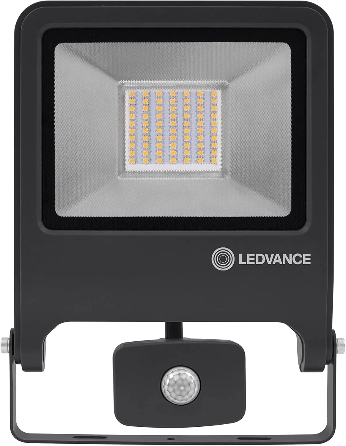چراغ LED پروژکتوری LEDVANCE: برای دیوار، ENDURA© FLOOD Sensor نور سفید گرم / 50 وات، 220…240 ولت، زاویه تابش [محاسبه شده]: 120 درجه، نور سفید گرم، 3000 کلوین، جنس بدنه [محاسبه شده]: آلومینیوم، /، 1 عدد