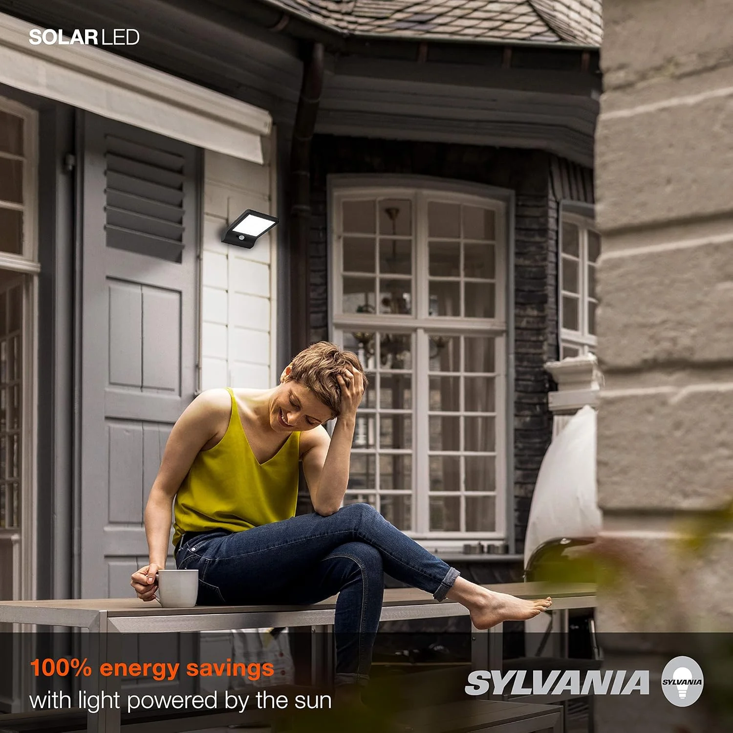 چراغ LED خورشیدی LEDVANCE Sylvania با سنسور نور روز، شامل LED و باتری، 5000K، نور روز، روکش مشکی - 1 عدد (65000) چراغ LED خورشیدی LEDVANCE Sylvania با سنسور نور روز، شامل LED و باتری، 5000K، نور روز، روکش مشکی - 1 عدد (65000)