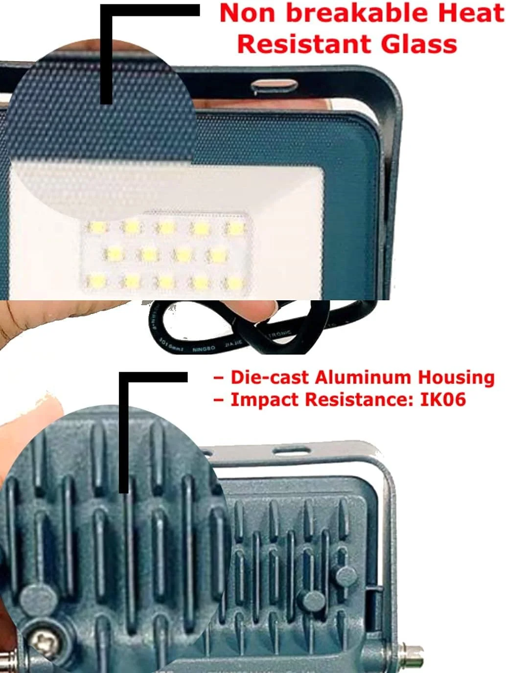 چراغ LED پروژکتوری ال ای دی لِدونس اکو 70 وات نور سفید سرد 4000 کلوین مناسب فضای باز، ضد گرد و غبار و آب برای کارخانجات صنعتی و انبارها چراغ LED پروژکتوری ال ای دی لِدونس اکو 70 وات نور سفید سرد 4000 کلوین مناسب فضای باز، ضد گرد و غبار و آب برای کارخانجات صنعتی و انبارها