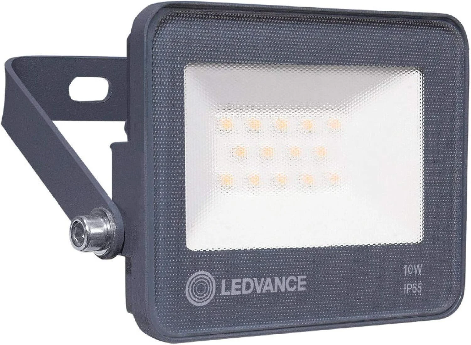چراغ های LED پروژکتوری اکو LEDVANCE مناسب فضای باز/داخلی 10 وات، پارکینگ/حفاظتی/معماری، سبک وزن، طراحی باریک، مقاومت در برابر آب IP65، نور روز، 850 لومن، 6500 کلوین، LEDV-ECO-FL-10W-DL