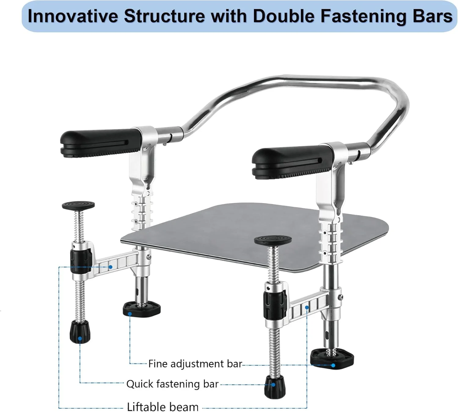 صندلی تاشو توگل با سینی غذاخوری جداشدنی، صندلی بلند گیره ای قابل حمل مناسب برای اکثر میزها، صندلی سریع میز با کیف حمل، صندلی غذاخوری مسافرتی برای نوزادان و کودکان نوپا (مشکی) صندلی تاشو توگل با سینی غذاخوری جداشدنی، صندلی بلند گیره ای قابل حمل مناسب برای اکثر میزها، صندلی سریع میز با کیف حمل، صندلی غذاخوری مسافرتی برای نوزادان و کودکان نوپا (مشکی)