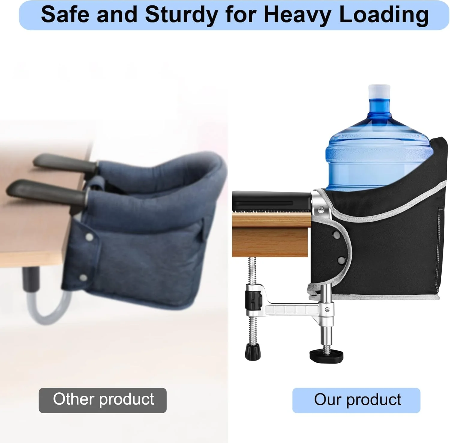 صندلی تاشو توگل با سینی غذاخوری جداشدنی، صندلی بلند گیره ای قابل حمل مناسب برای اکثر میزها، صندلی سریع میز با کیف حمل، صندلی غذاخوری مسافرتی برای نوزادان و کودکان نوپا (مشکی) صندلی تاشو توگل با سینی غذاخوری جداشدنی، صندلی بلند گیره ای قابل حمل مناسب برای اکثر میزها، صندلی سریع میز با کیف حمل، صندلی غذاخوری مسافرتی برای نوزادان و کودکان نوپا (مشکی)